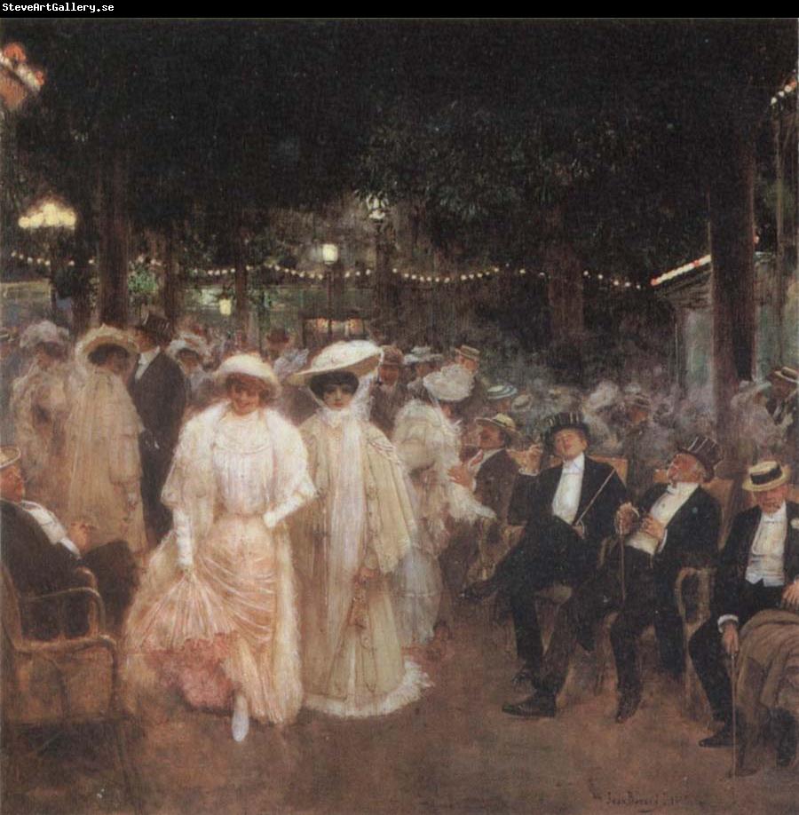 Jean Beraud Garden of Paris